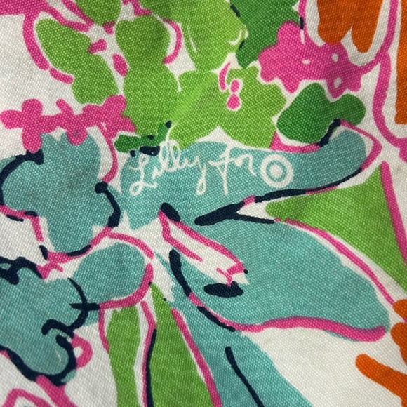 Lilly Pulitzer for Target Floral Tote with Gold Handles - Picture 4 of 9
